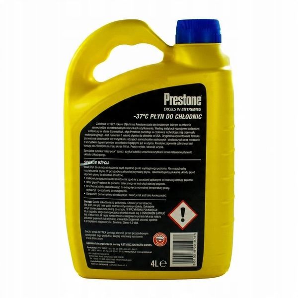 PRESTONE PLYN DO CHLODNIC PRESTONE 4L -37C zdjęcie 9