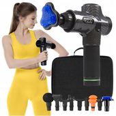 PISTOLET DO MASAŻU WYMIENNE KOŃCÓWKI RELAKS MASSAGE GUN ULTRA COOL EDITION