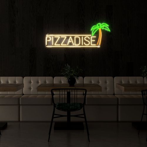 Napis LED Pizzadise na Arena.pl