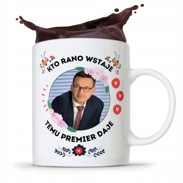 Kubek Politycy Premier Mateusz Morawiecki Pis zdjęcie 1