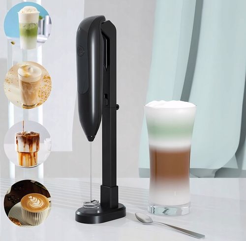 RĘCZNY SPIENIACZ MIKSER DO MLEKA KAWY ELEKTRYCZNY MIKSER TRZEPACZKA na Arena.pl