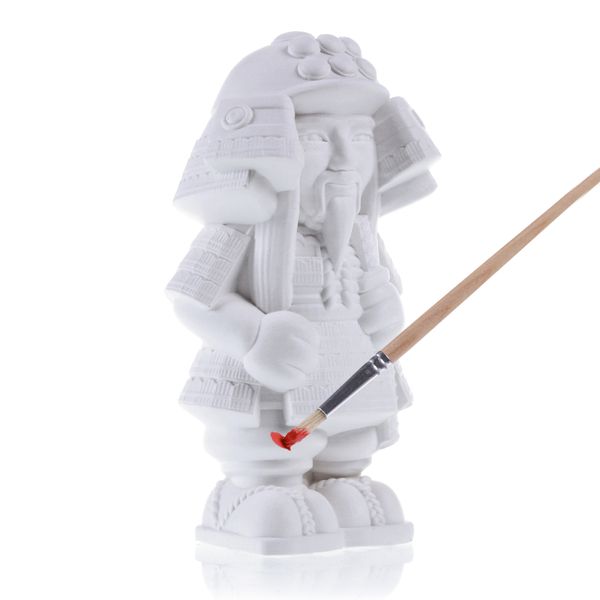 Kolorowanka 3D Samurai Figurka gipsowa zdjęcie 1