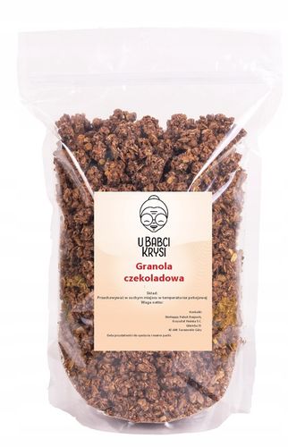 GRANOLA CZEKOLADOWA 3 KG BEZ OLEJU PALMOWEGO MUSLI PŁATKI ŚNIADANIOWE MUSLI na Arena.pl