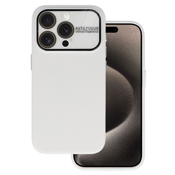 Tel Protect Lichi Soft Case do Iphone 15 Pro Max biały zdjęcie 1