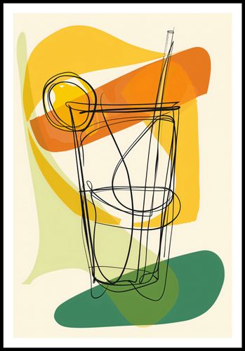 Plakat 68x101cm Koktajl Artystyczny na Arena.pl