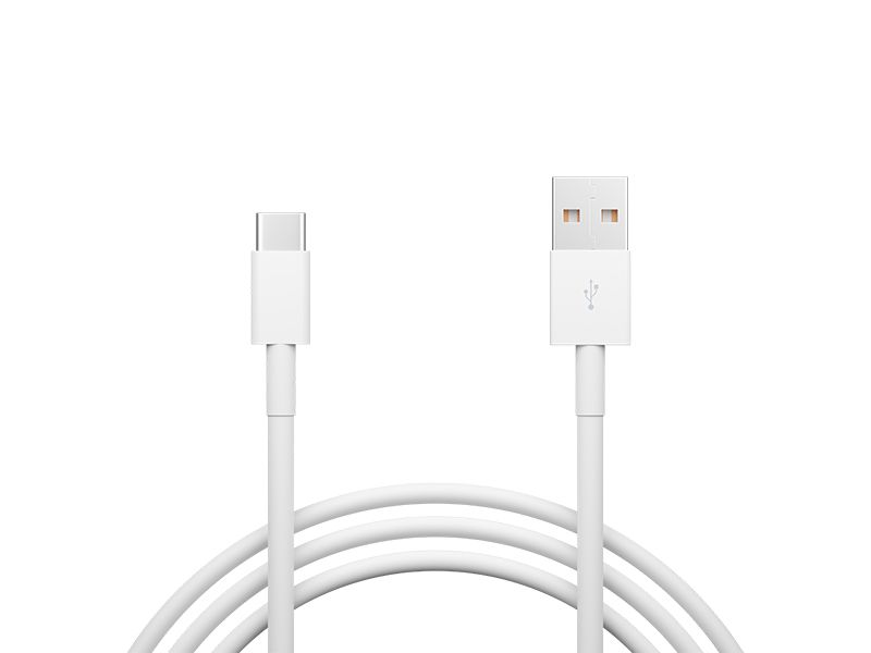 Przyłącze USB 2.0 A - USB-C 1,5m białe zdjęcie 1