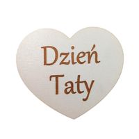 Serduszko sklejka "dzień taty"