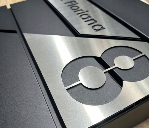 DUŻA SKRZYNKA NA LISTY Z ADRESEM, NUMER DOMU (tabl STAL nierdzewna na Arena.pl