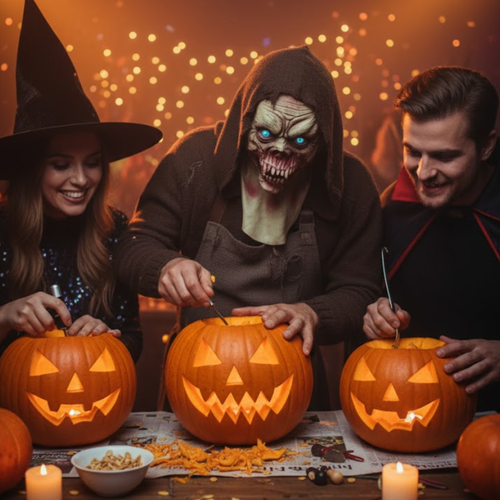 Maska halloween Wampir przebranie kostium na Arena.pl