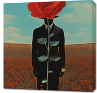 Obraz 70x70cm Obserwator zza Maku