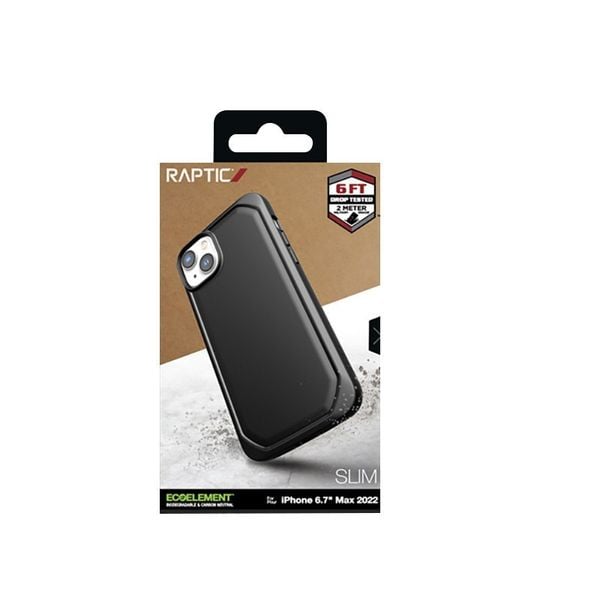 X-Doria Raptic Slim - Biodegradowalne etui iPhone 14 Plus (Black) zdjęcie 11