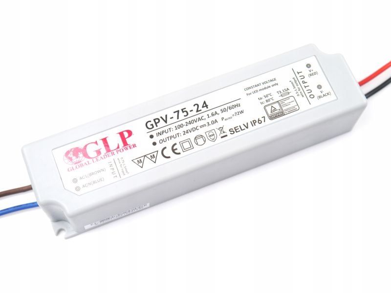 ZASILACZ IMPULSOWY 24V/3A/GPV zdjęcie 2