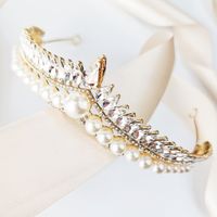 POZŁACANA korona tiara diadem na ślub WESELE sesję karnawał królowa