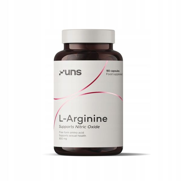 UNS L-ARGININE 90 KAPS LIBIDO SIŁA POMPA POTENCJA zdjęcie 1