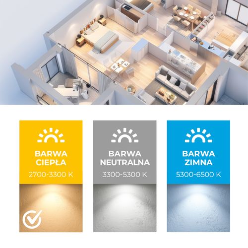 Moduł LED INSERT 6,5W barwa ciepłobiała na Arena.pl