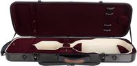 Fiberglass futerał skrzypcowy skrzypce Oblong 4/4 M-case Czarno - Bordowy