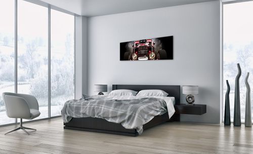 Obraz Na Płótnie - Samochód Retro - 120X40 Cm - Ca120X40-2422 na Arena.pl