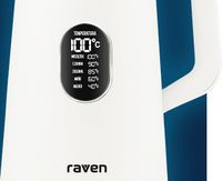 Biały Czajnik elektryczny RAVEN 1,5 W 1800 W