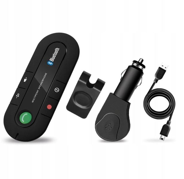 ZESTAW GŁOŚNOMÓWIĄCY SAMOCHODOWY BLUETOOTH 5.0 EDR zdjęcie 2