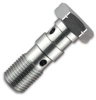 SRi-105 Śruba drożna do oczek Podwójna M10x1 nierdzewna INOX banjo