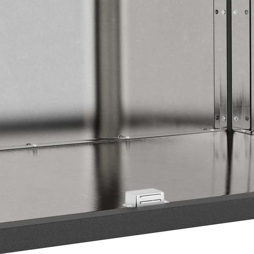 Szafka do przechowywania w kuchni Srebrny Stal ocynkowana na Arena.pl