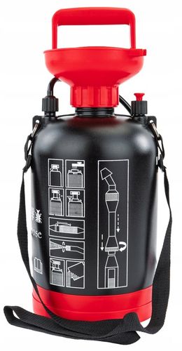 OPRYSKIWACZ CIŚNIENIOWY RĘCZNY 5L NA RAMIĘ OGRODOWY REGULOWANA DYSZA na Arena.pl