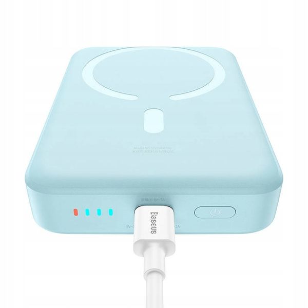 BASEUS MAGNETYCZNY POWERBANK MAGSAFE 10000MAH ŁADOWANIE INDUKCYJNE QC 30W zdjęcie 5