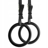 kółka gimnastyczne abs czarny MAŁPISZON