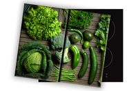 SZKLANA DESKA NA KUCHENKĘ 2x30x52 078C WARZYWA