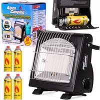 GRZEJNIK PIECYK GAZOWY TURYSTYCZNY + 4 KARTUSZE