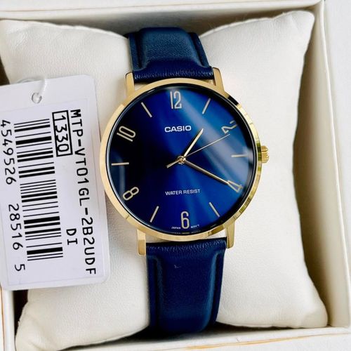 ZEGAREK MĘSKI CASIO MTP-VT01GL-2B2 + BOX na Arena.pl