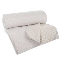 Narzuta pikowana LEN 170x210 beżowa 100gsm hot press