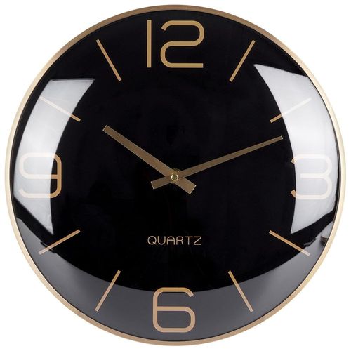Zegar ścienny złoty czarny 30 cm na Arena.pl