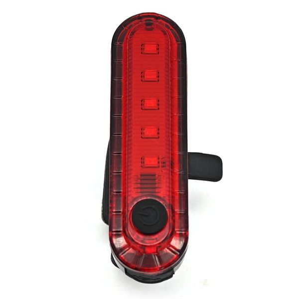 Lampka rowerowa 4 tryby pracy USB czerwona zdjęcie 8