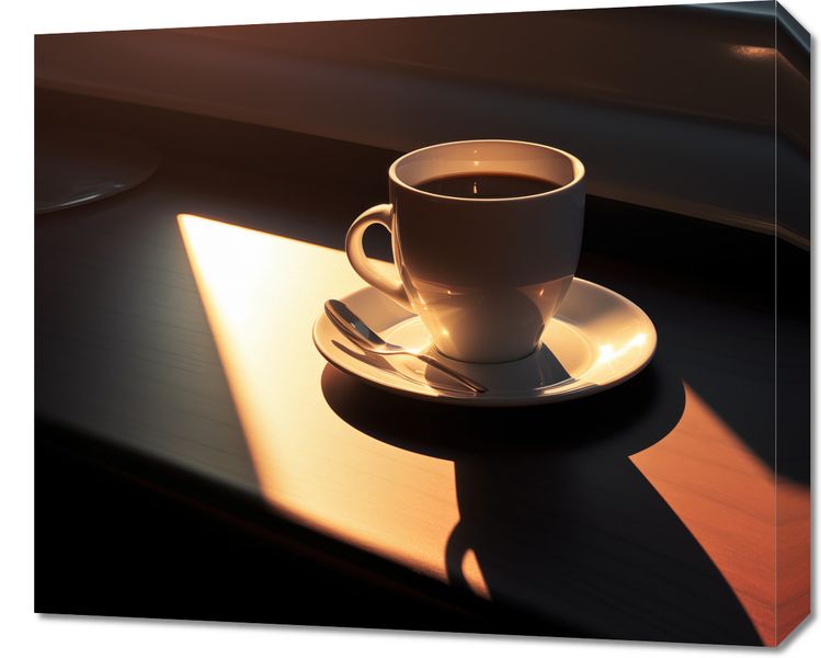 Obraz 60x50cm Kawa o Poranku zdjęcie 1