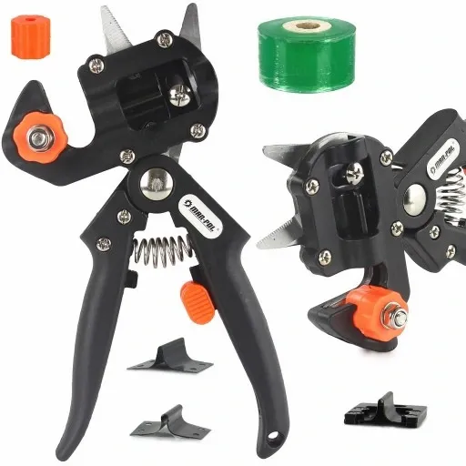 NOŻYCE SEKATOR do SZCZEPIENIA DRZEW KRZEWÓW WINOGRON OKULIZACJA + TAŚMA zdjęcie 1