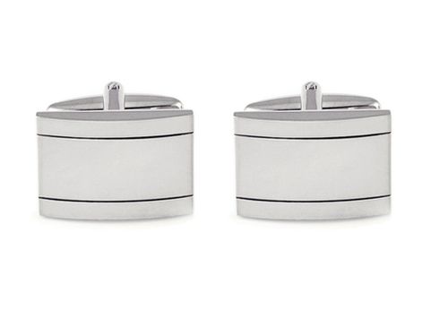 STALOWE SPINKI +PUDEŁKO Klasyczna Spinka do Mankietów Koszul Męska GREG d14 na Arena.pl