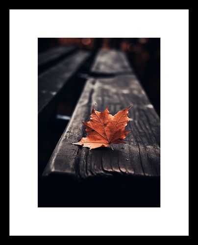 Plakat 13x18cm Pojedynczy Liść na Arena.pl