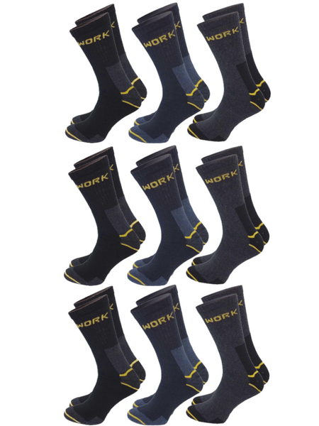 9x Skarpety ROBOCZE WORK FROTTE WZMACNIANE POLSKIE 39-42 zdjęcie 3