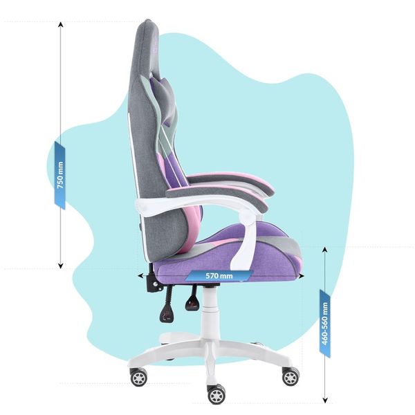 FOTEL GAMINGOWY DLA GRACZA BIUROWY HELL'S zdjęcie 2