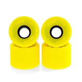 Kółka SMJ do deskorolki plastikowej 60x45mm 4szt żółte