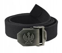 Pas pasek parciany Texar orzeł czarny