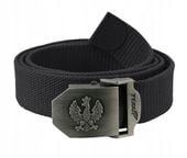 Pas pasek parciany Texar orzeł czarny