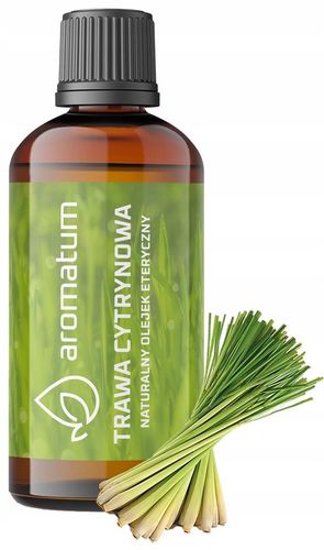 Aromatum TRAWA CYTRYNOWA 100% NATURALNY OLEJEK ETERYCZNY cytrusowy 100ml XL na Arena.pl