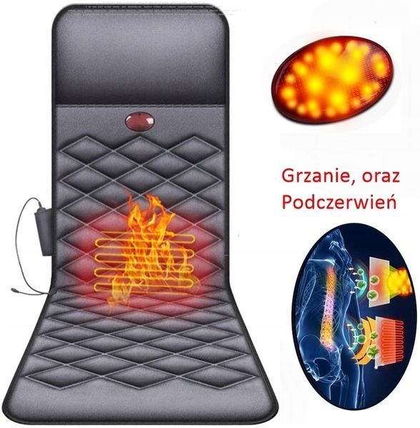 Materac masujący mata masująca shiatsu do masażu zdjęcie 9