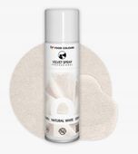 Zamsz w sprayu Velvet natural white biały 250 ml food colours BIAŁY
