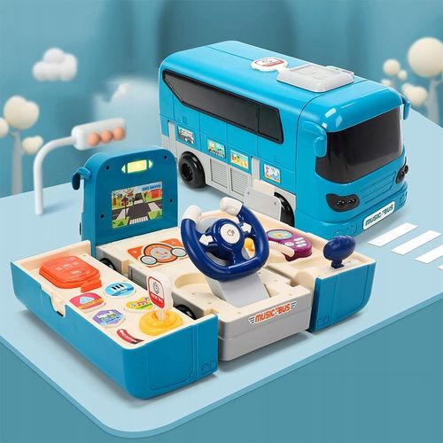 INTERAKTYWNY SAMOCHÓD WBIJAK EDUKACYJNY POJAZD DLA DZIECI Z DŹWIĘKIEM 6M+ na Arena.pl