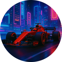 Opłatek na tort Formuła F1 McLaren Mercedes Wyścig Lamborghini Bolid