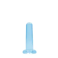 realrock crystal clear prosty model z przyssawką 13,5 cm transparentny