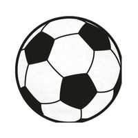 Serwetki papierowe Piłka Nożna, 10 szt.